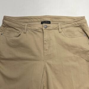 LANE BRYANT Women’s 20 Tan Crop Jeans